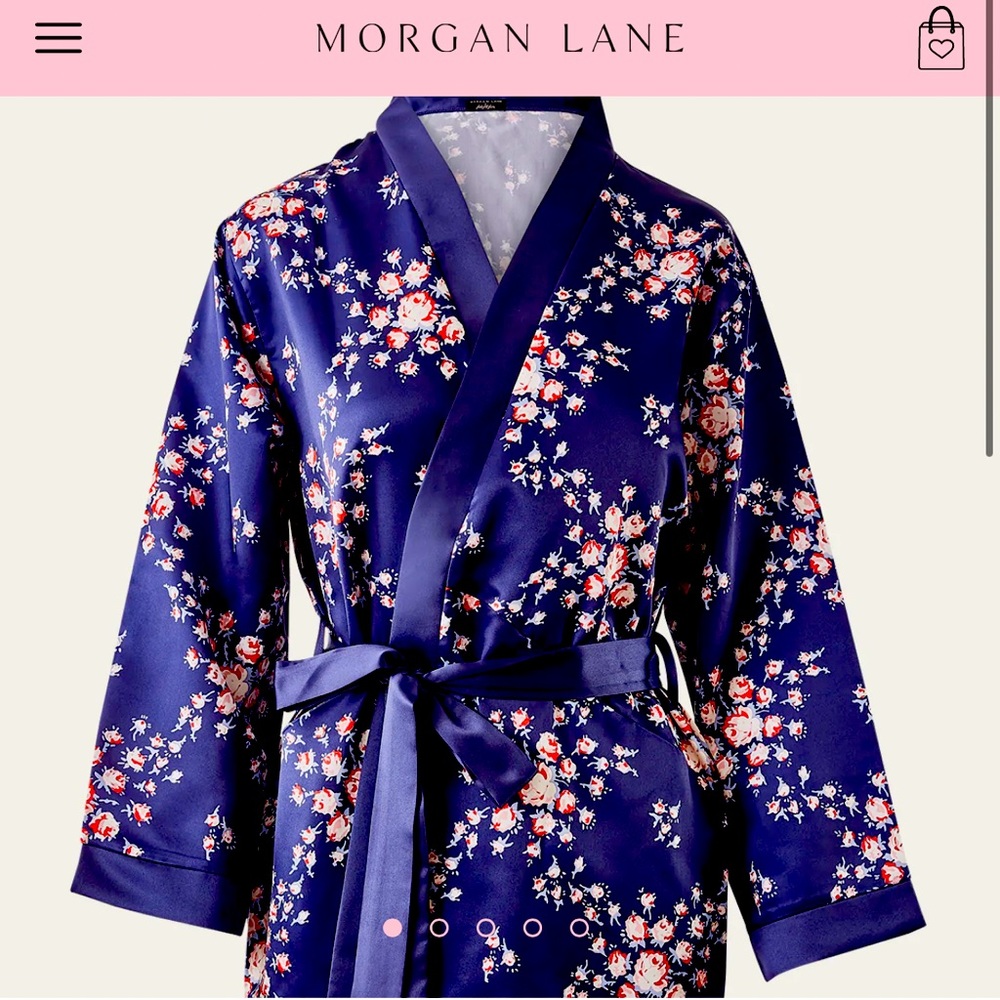Morgan Lane Satin Robe. NWOT